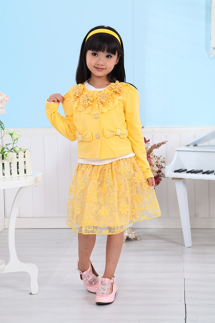 <em>秋款</em>品质童装 儿童卫衣套装 <em>女童三件套裙</em> 中大