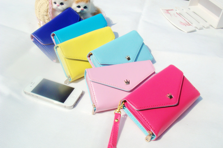 韩国新款手腕 皇冠手机包 韩版 iphone5手机包