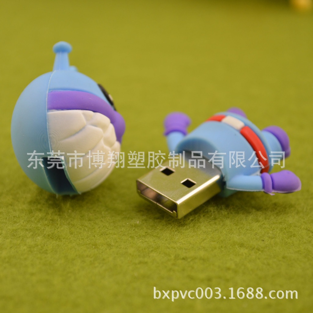 【定做PVC动物滴胶U盘软胶,v动物球服U盘套,P童外壳外套图片