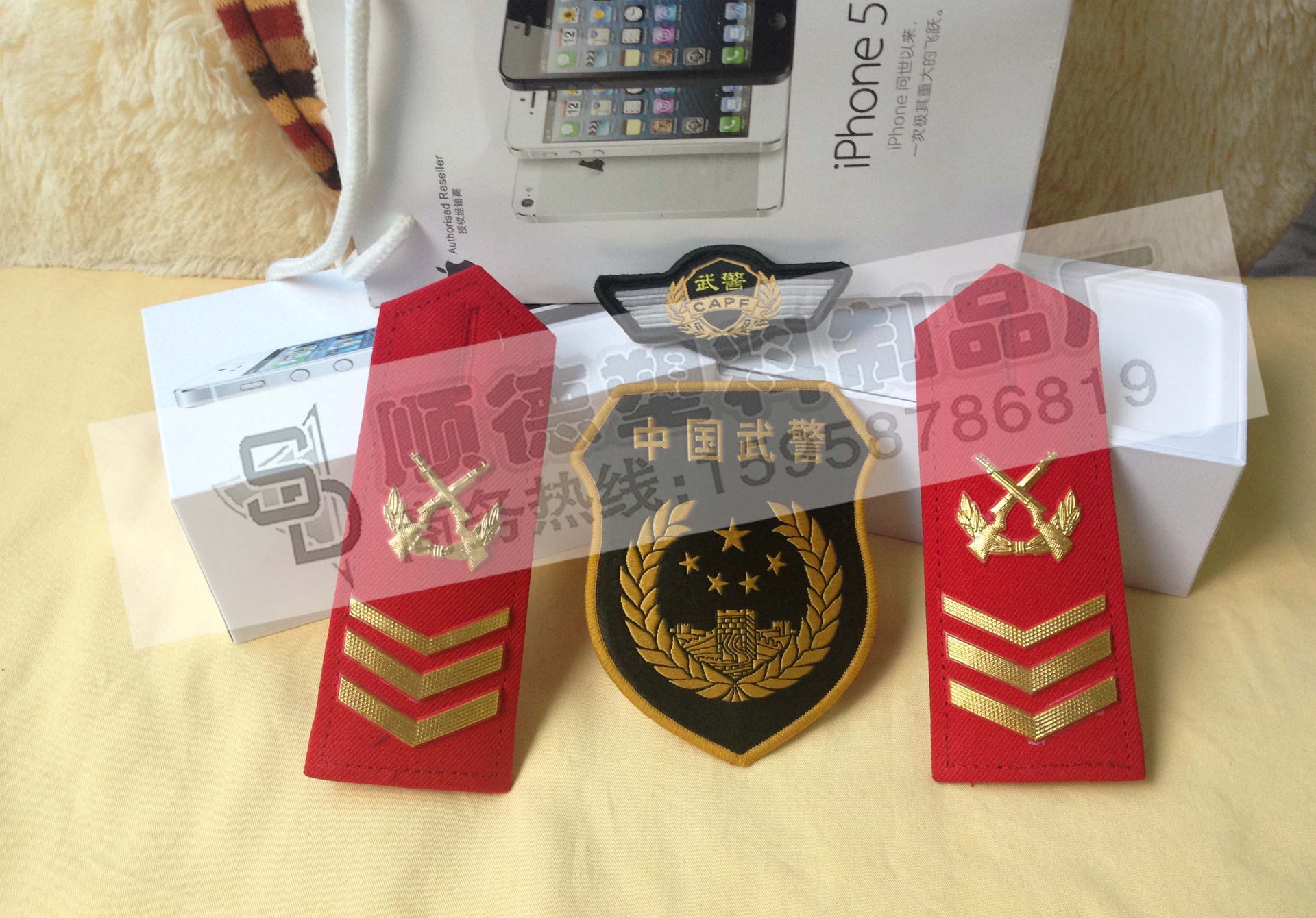 【作训服配件臂章\/肩章\/胸章\/部队军衔魔术贴袖