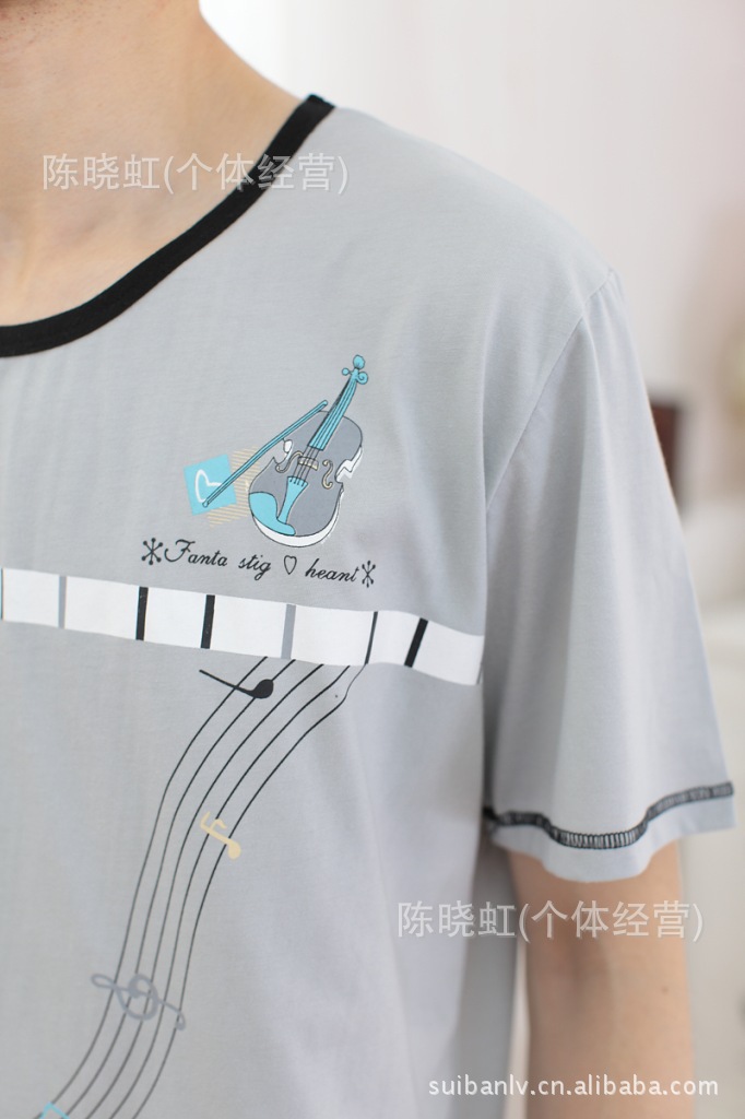 【2013夏季新款<em>情侣睡衣</em> <em>中裤</em>套装 <em>短袖</em>浪漫唯
