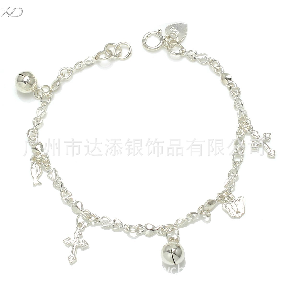 XD S012 925纯银手链 银饰品手链 <em>男生送女生</em>