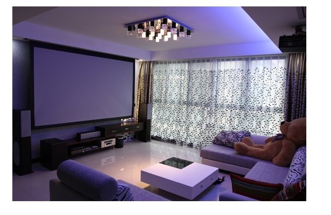 明俊电动幕布120寸 投影幕布\/玻珠幕布\/白塑幕