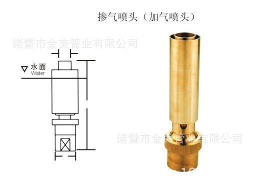 掺气喷头加几何图