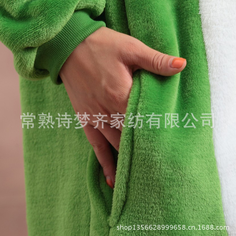 【珊瑚绒男女情侣<em>卡通连体睡衣</em>大灰狼<em>青蛙</em>蝙蝠