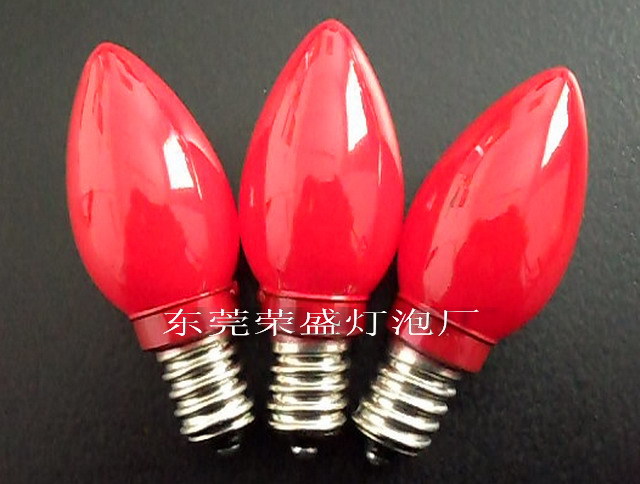 RS-019 C7烤紅玻璃神臺燈泡