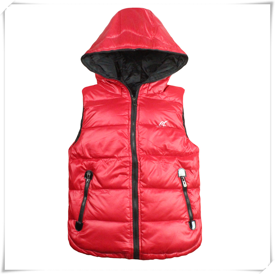 儿童<em>羽绒马甲</em>中大童男 秋冬季<em>童装羽绒马甲</em>背