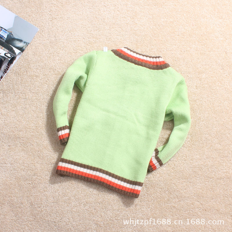 【2013秋冬新款 口袋数字3 <em>男童纽扣</em>宝宝<em>开衫</em>