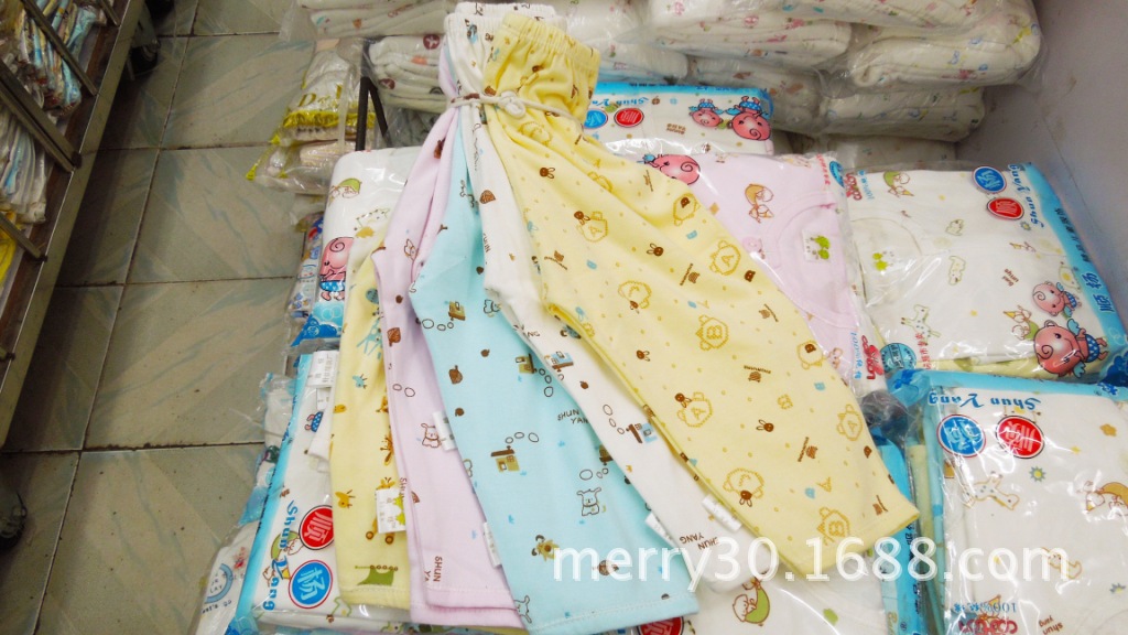 童内衣<em>内裤</em>-婴幼儿纯棉<em>秋裤</em> 平脚裤内<em>穿</em>裤外穿