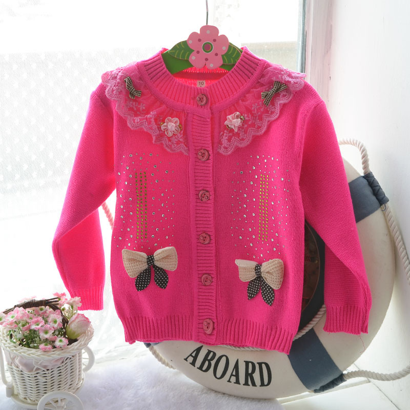 童装<em>批发</em> 2013秋冬装<em>新款</em>女童针织<em>开衫</em> 韩版女
