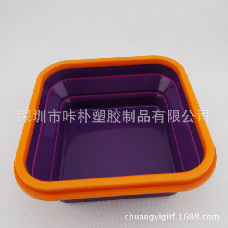 出口食品级硅胶饭盒
