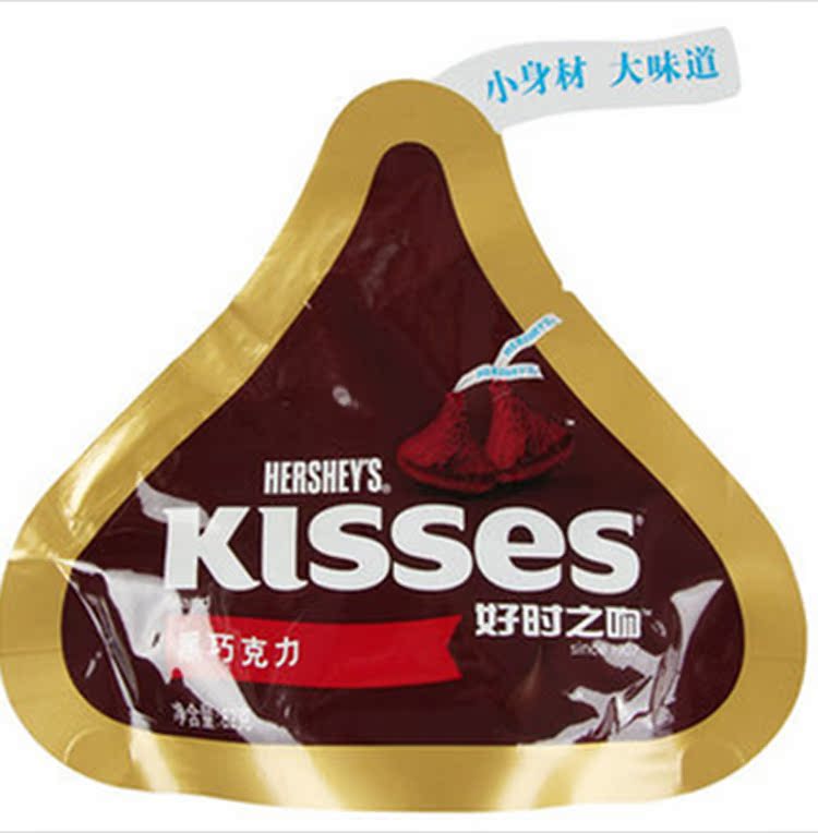 批发供应 Kisses好时之吻黑巧克力 82g(2袋) 图