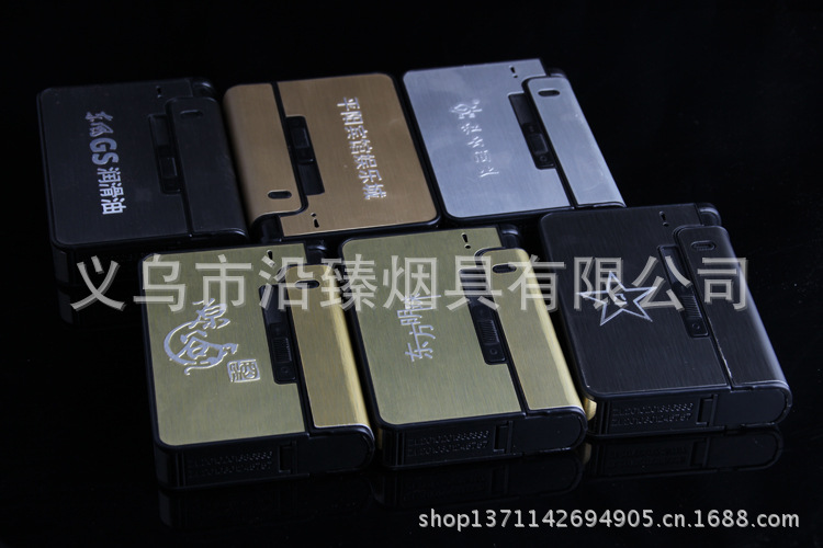 供应支持小额混批焦点烟盒 超薄自动十只装烟盒 时尚男士金属烟盒
