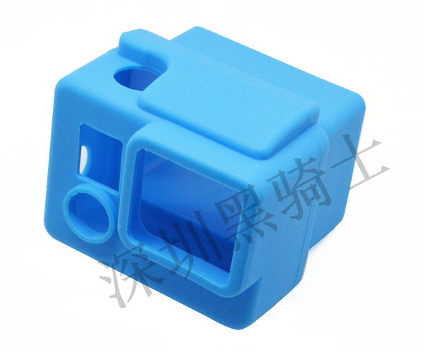 GP98 GoPro配件 Hero3+硅胶套 保护套 黑蓝绿