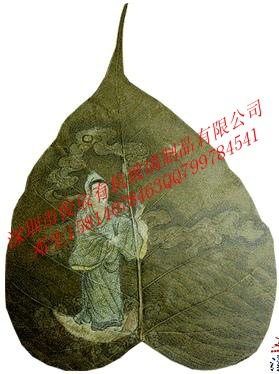 亚克力无缝热压叶脉叶雕画