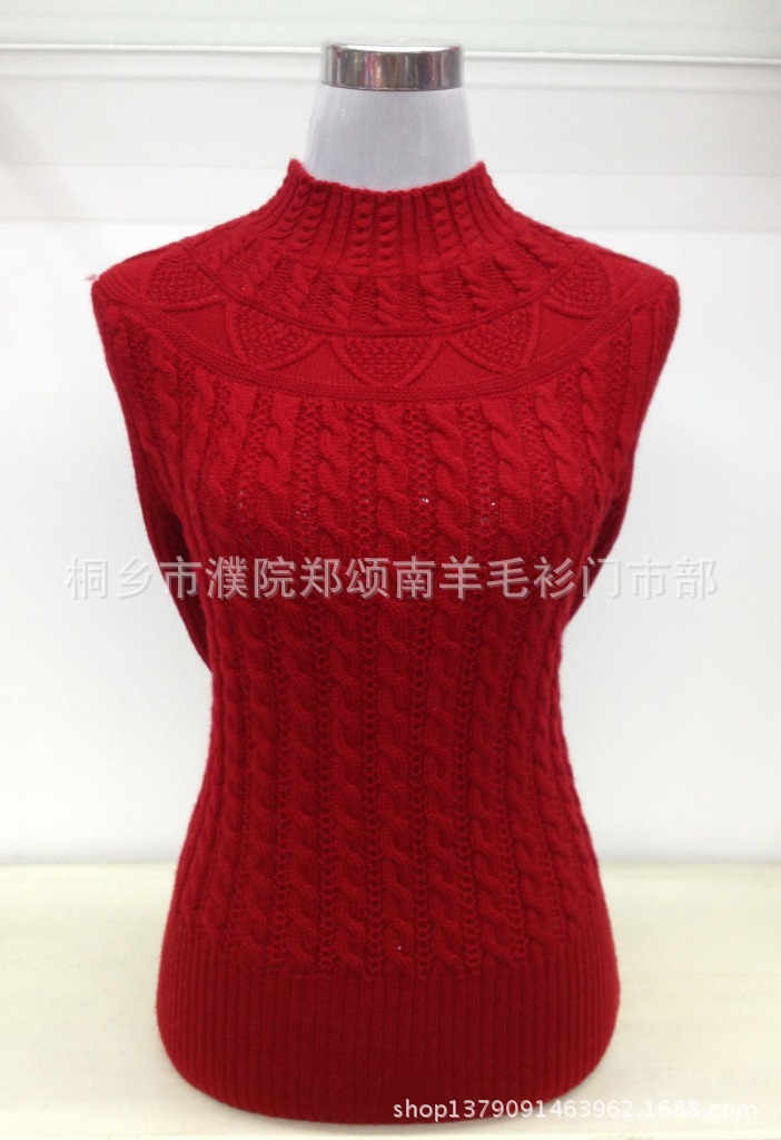 批发采购中老年女装-秋冬全羊毛毛衣批发 100