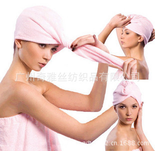 超细纤维干发帽