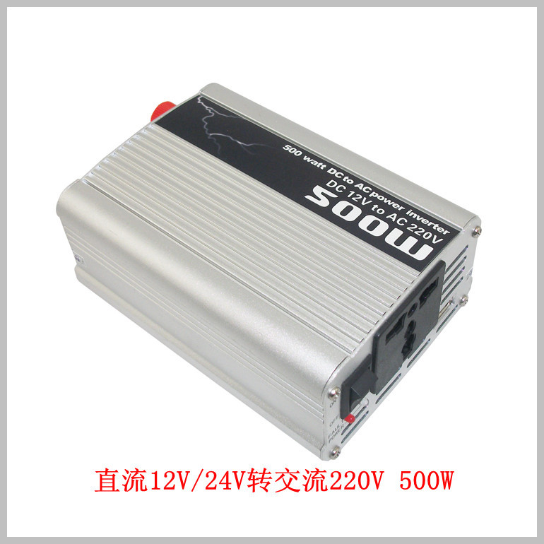 批發 12V轉220V逆變器 停電寶500W 24V車載逆變