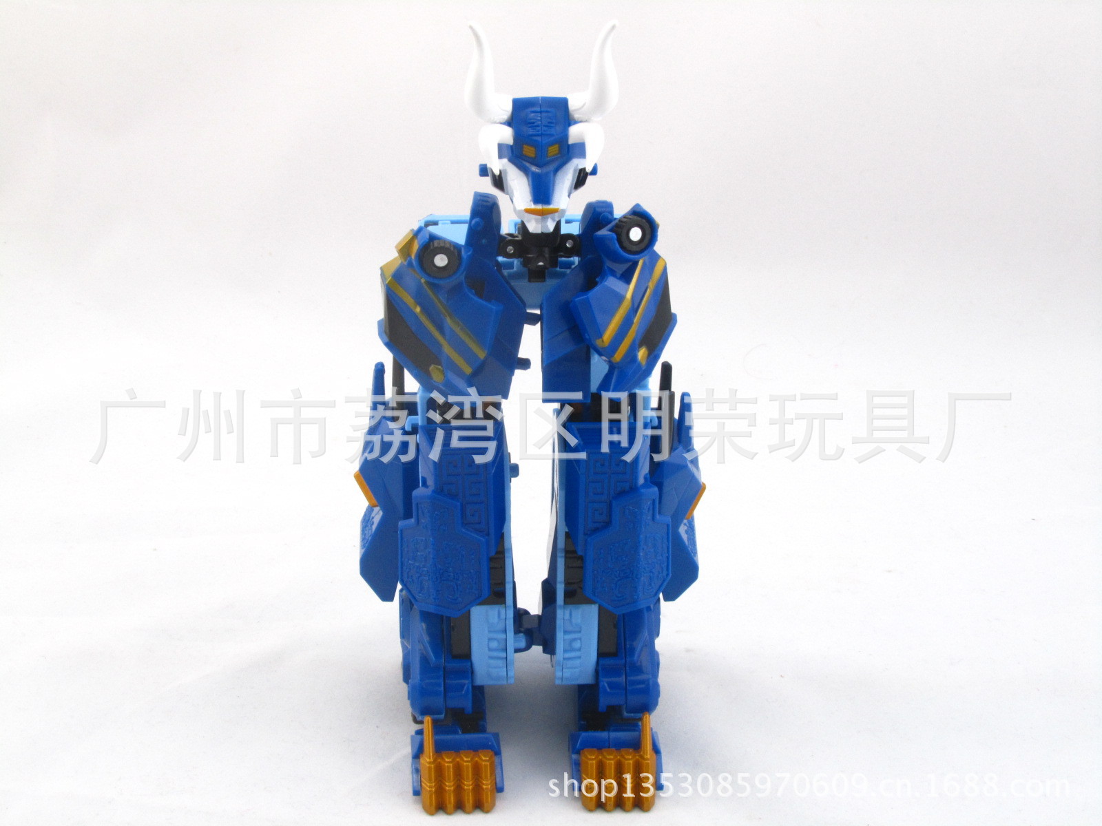 【神兽金刚2之天神地兽 达力正版四合体变形玩