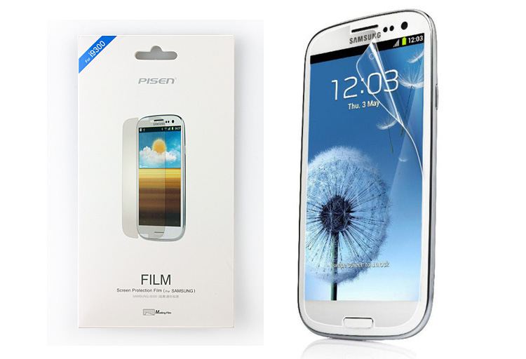 手机保护膜-三星I9300屏保贴膜 手机高清防刮屏