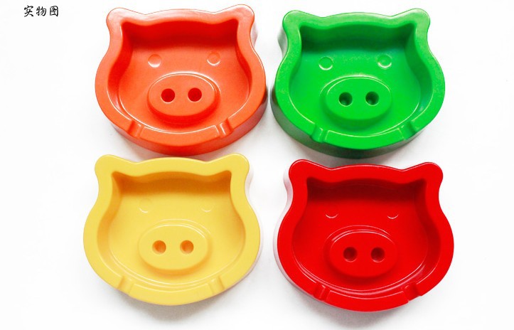 可爱猪头烟灰缸 给男朋友的礼物 个性创意烟灰