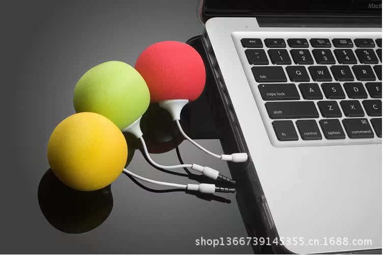 产品-苹果手机IPHONE气球小音箱海绵音乐球音