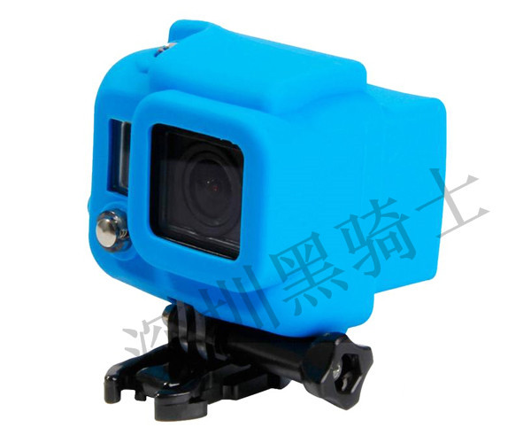 GP98 GoPro配件 Hero3+硅胶套 保护套 黑蓝绿
