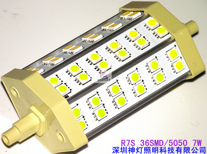 R7S灯 厂家供应LED R7S 泛光灯 投光灯 晶元5050  54珠  11W