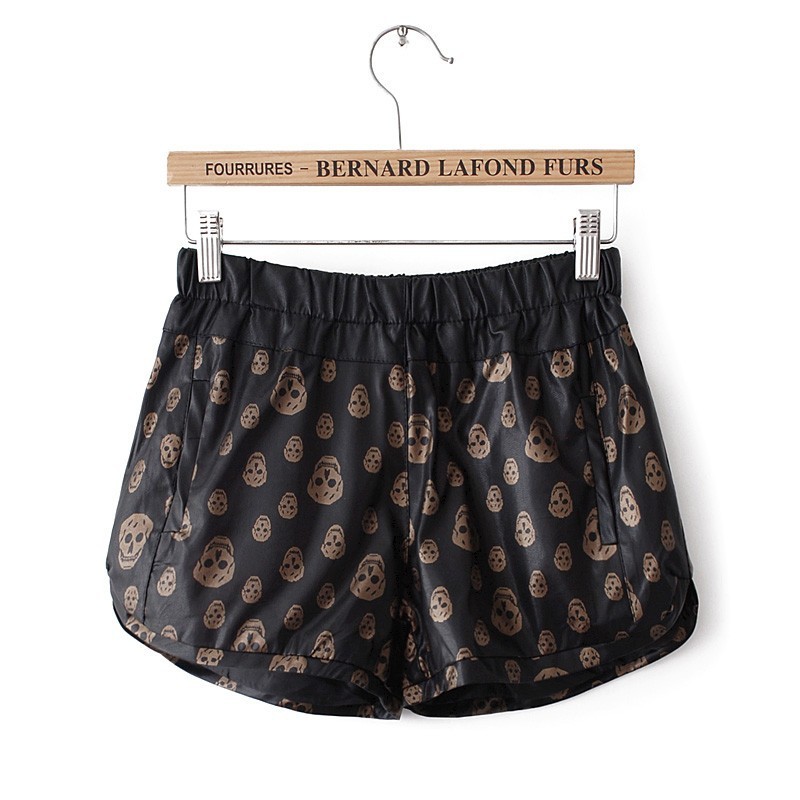 2013皮<em>短裤</em>秋冬 韩版<em>加厚</em> <em>皮裤</em> 韩国<em>短裤</em> 图片