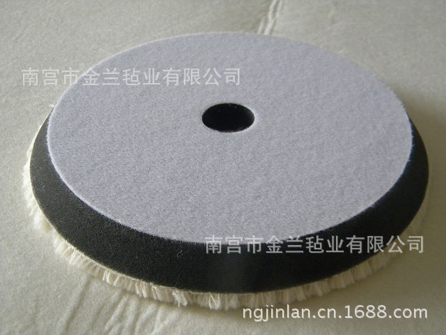 汽车抛光羊毛球 厂家汽车抛光羊毛球 毛线球 3m 单面双面 出口欧美 阿高清图片