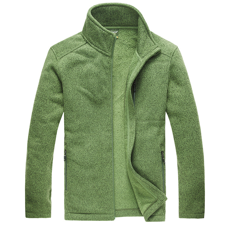 15251款—毛线摇粒绒绒衣 南极绒绒衣 空白抓绒衣 毛衣定制