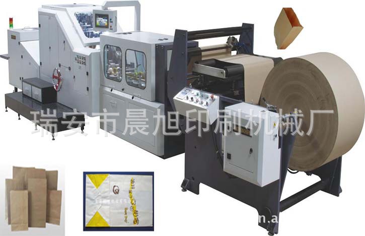 全自动纸袋机,单张式手提纸袋机 图片