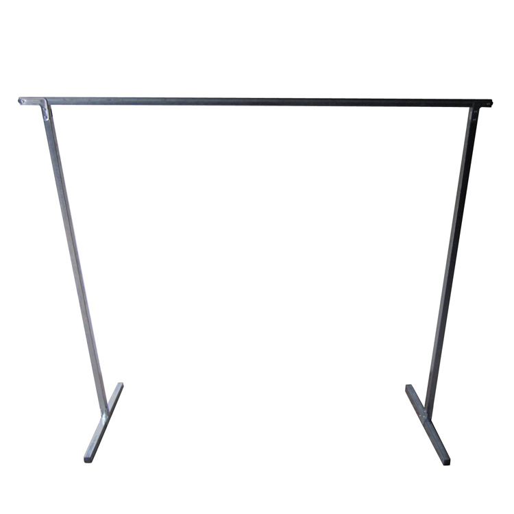 【厂家直销】 不锈钢单杠伸缩晒晾衣架 挂衣落