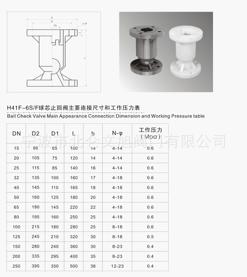 所有球心式止回阀图纸