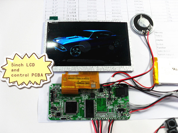 130619-5inch-LCD and PCBA