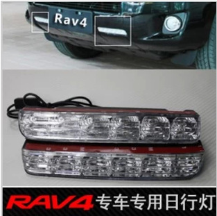 廠傢直銷 鎂菱車亮點 RAV4專用日行燈 中網改裝行車燈 汽車霧燈工廠,批發,進口,代購