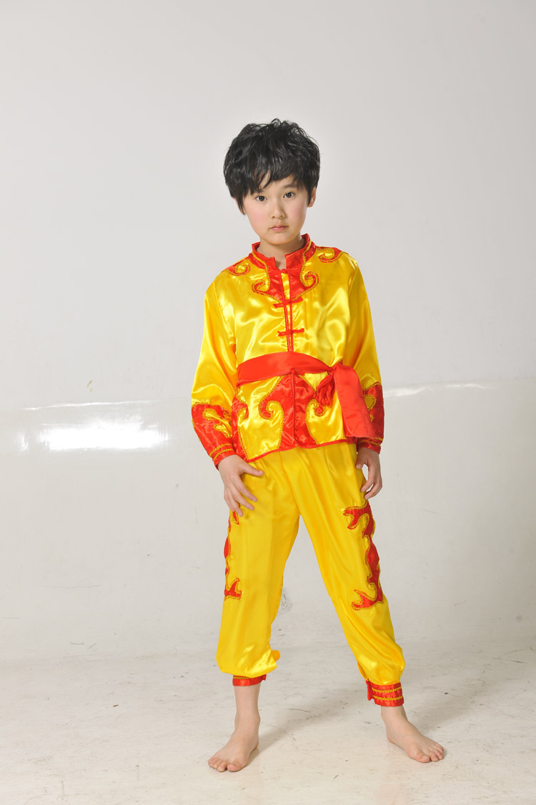 批发采购舞台服、表演服-一点童装男童中国风