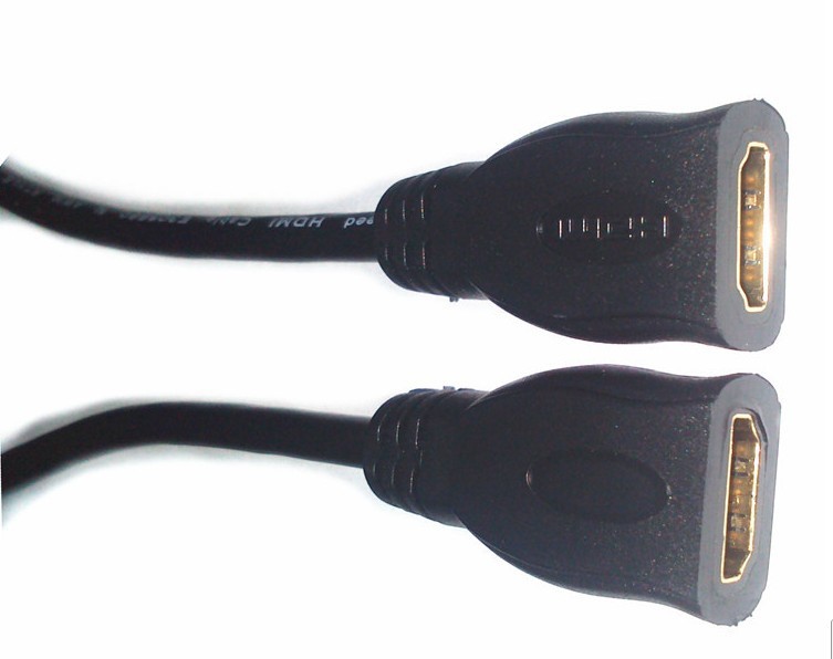 【HDMI TO HDMI AF TO AF电脑 电视高清连接