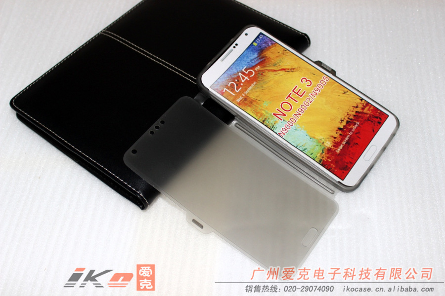 Note 3 超薄翻盖 磨砂TPU 02