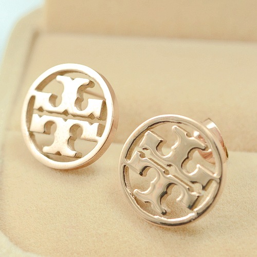 批发采购耳饰-流行饰品 欧美品牌圆形 双色钢制