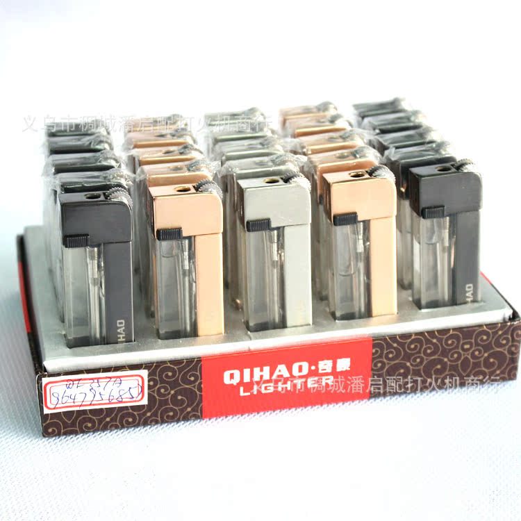 【飘火打火机 鬼火打火机 奇豪QF357A砂轮明