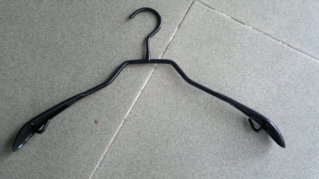 【新款服装店专用衣架,浸塑衣架】