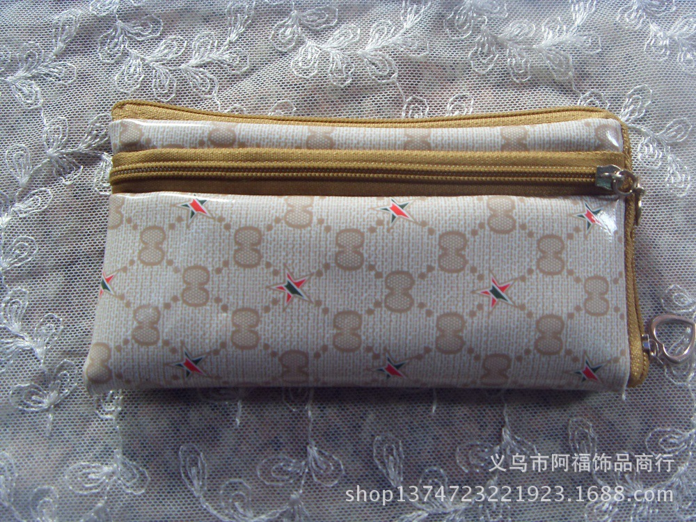 <em>流行</em>时尚<em>女式</em>手提包 双拉<em>手机</em>包 零钱包 双c图