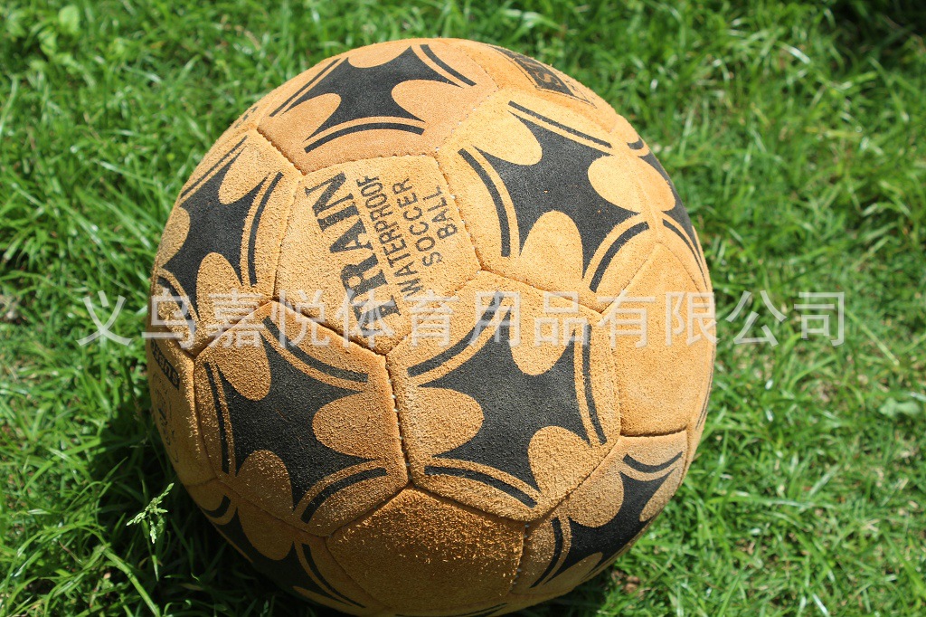 足球-现货 可混批 包退换 真皮足球 手缝足球 高