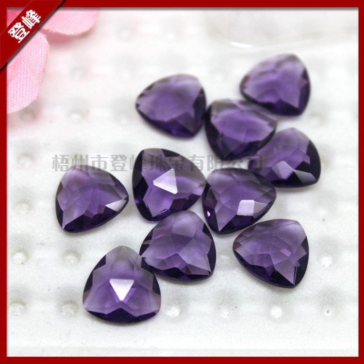 批发采购饰品配件-供应梧州<em>人工合成</em>宝石紫兰