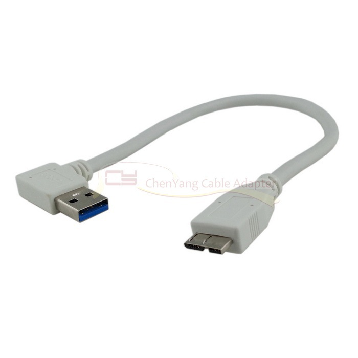 24 USB 3.0 A公 左弯 对 Micro USB 移动硬盘 数