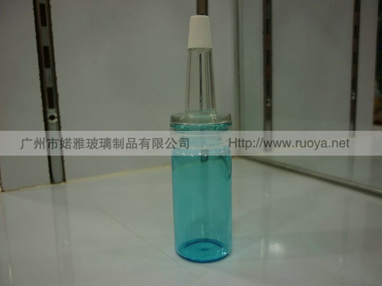 其他蓝色包装容器-玻璃定制v蓝色总和精华液瓶厂家设备20000元法年数原值图片