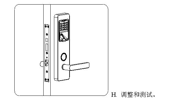 阿里巴巴嘉安触摸屏密码感应锁ID卡刷锁电子锁