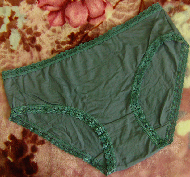 尚收腹提臀 美体中腰 网纱豹纹印花 <em>女式内裤</em>3