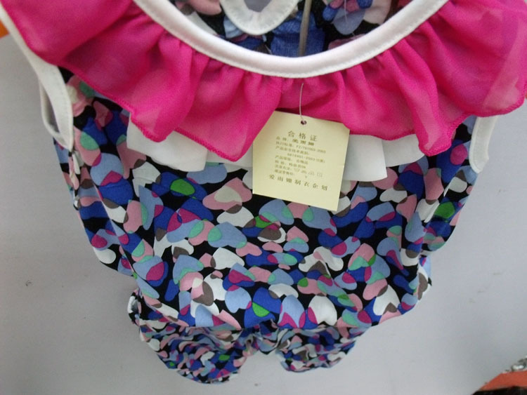 2013夏季印花女童连裤套赚背心裙加<em>马裤</em>蝴蝶